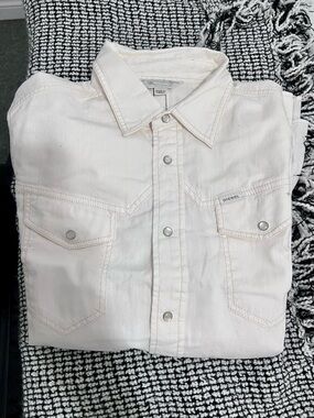 Vintage Diesel Western white shirt M (Medium) Men shirt "Like New"